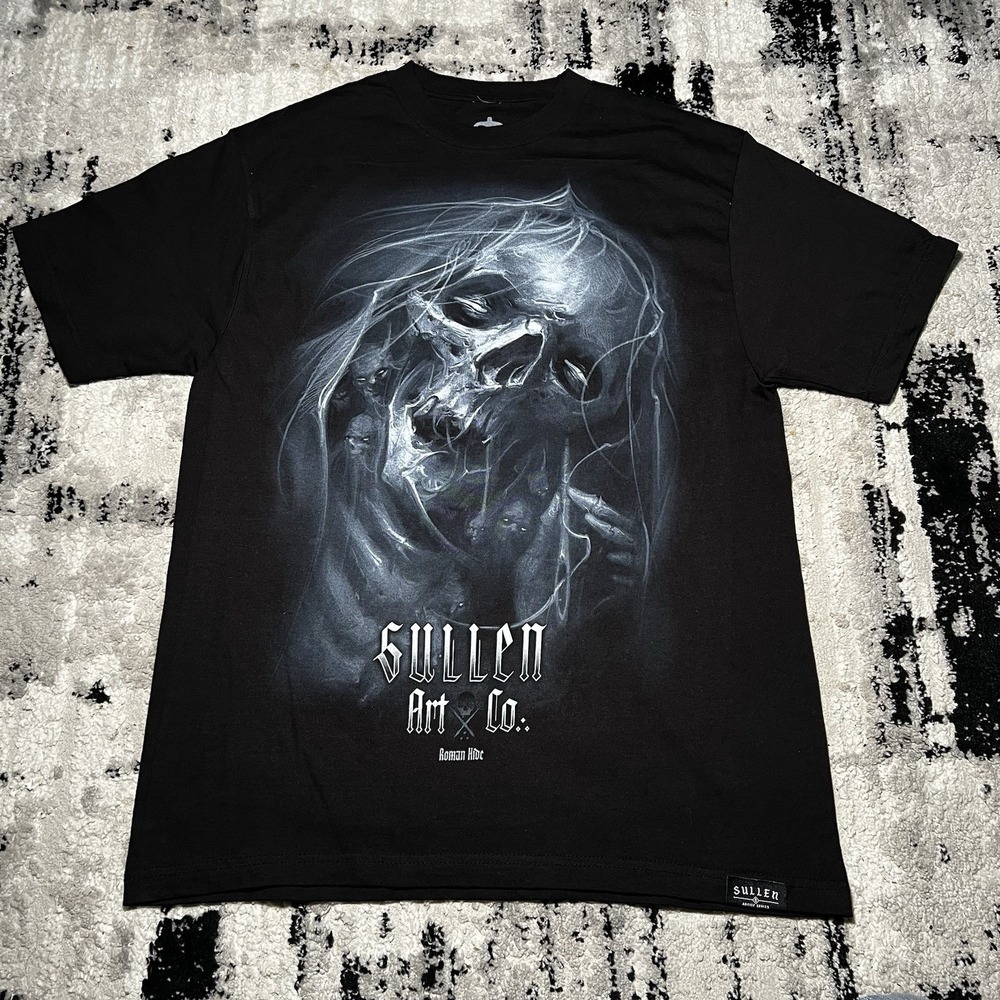 Sullen Shirt Men Size Large Art Collective Halloween Phantom Ghost Horror Dark